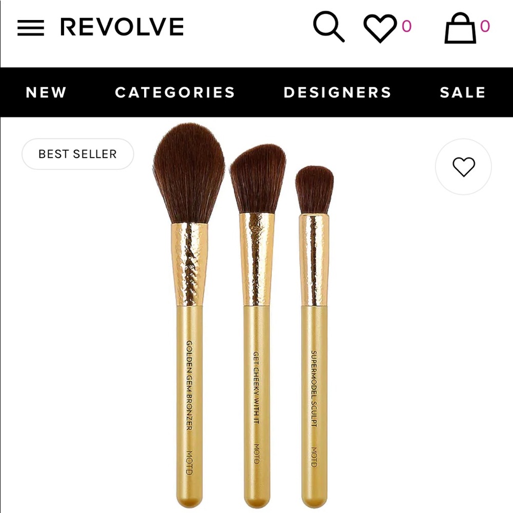 MOTD Gold Godess Brush Set